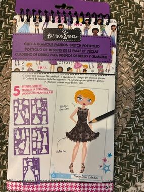 Stencil Fashion Angels Tattoo Artist & Glitz & Glamour Fashion NEW